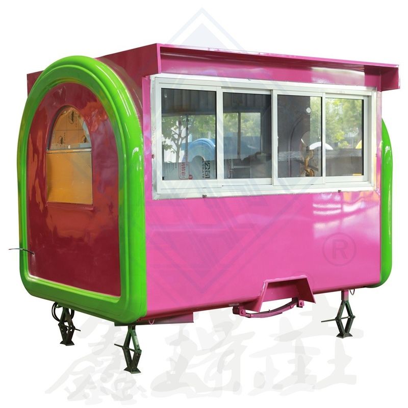 Maschinen-Funktion Lebensmittel-Service-Anhänger-Wagen für treibbare Funky Bubble Tee-Arbeitsstation