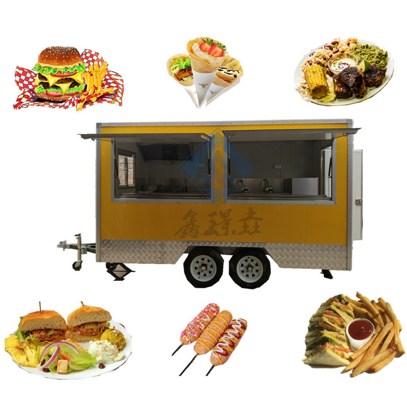 Sweet Corn Dog Cart Pizza Bbq Food Cart/Mobil-Food-Cars Nachhaltig und erschwinglich