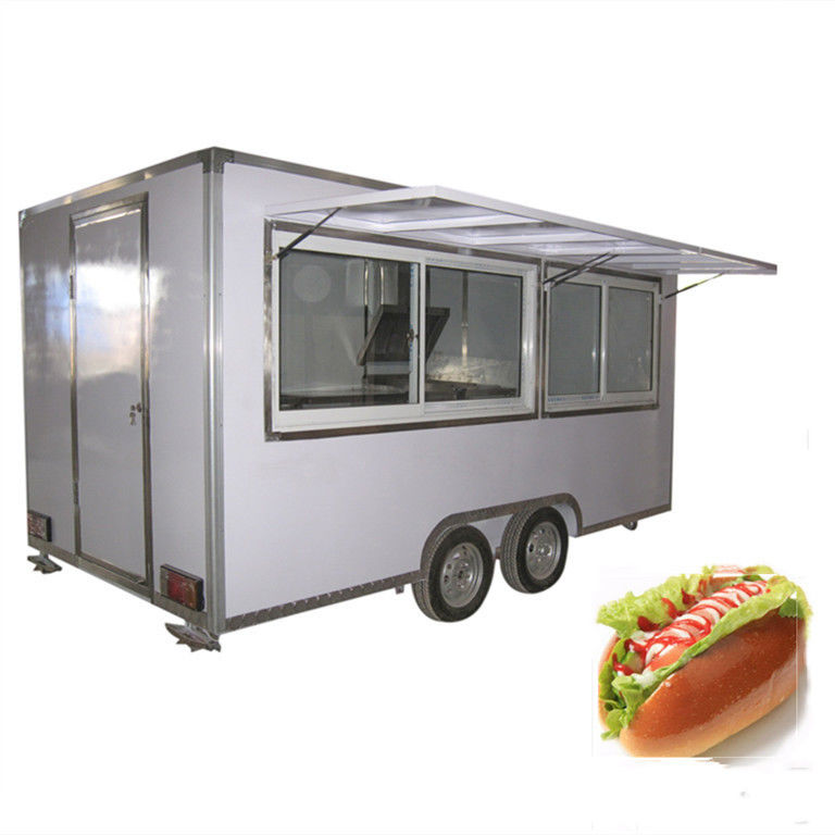 Snack-Food-Macher für mobilen Street Food Cart 220x200x235cm Größe Huhn Kaffee Hot Dog