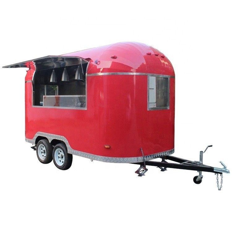 Snack Food Maker Motorisierter Lebensmittelwagen 1500kg Schleppwagen mit Tornado Kartoffel und Getränke