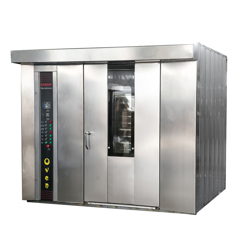 Doppeltrolleys Diesel-Rack-Ofen mit 34 Trays Rotations-Rack-Konvektions-Ofen bei 380v Spannung