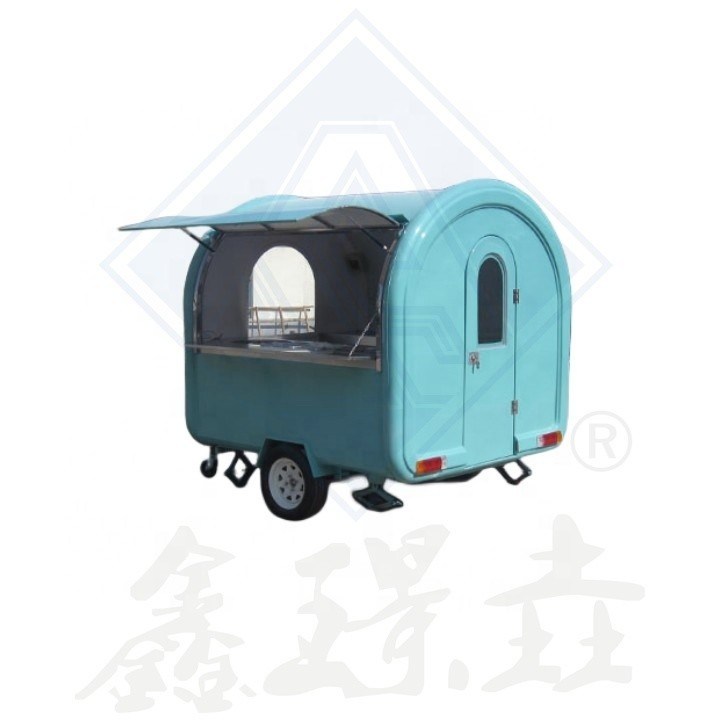 Verkauf von Snacks Funktion kundenspezifische Lebensmittelkarren für den mobilen Kaffee- und Snackverkauf