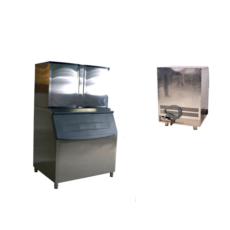 2 Tonnen halbautomatische Maschine zur Herstellung von industriellen Eiswürfeln