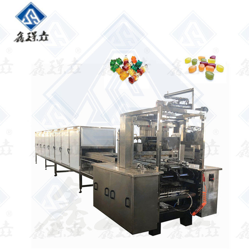 1000 kg Kapazität und automatische Hard Candy Produktionslinie für Runder Candy 100-300 kg/h