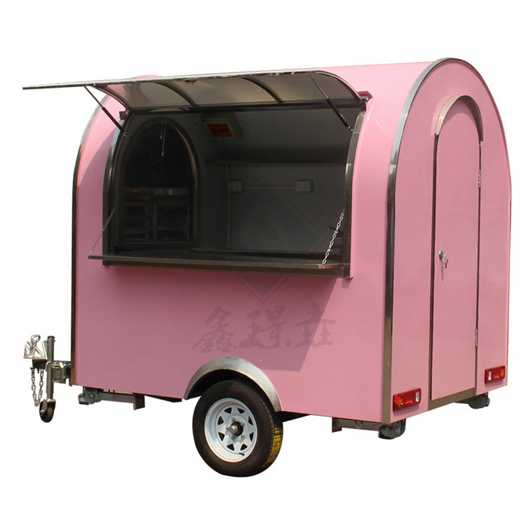 angepasste industrielle Rundmodell quadratische mobile Lebensmittel-LKW 2.2M Ein-/Doppelachsen