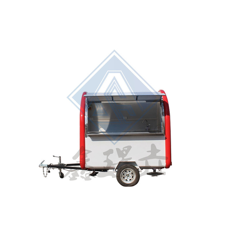 Outdoor Street Food Cart mit Dachboden kundenspezifisch 280cm Einzel-/Doppelachsen Design Mobile