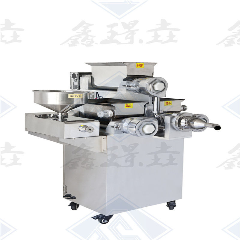 1.9KW Shanghai PAPA Automatisch gefüllte drei Hopper Verkrustungsmaschine für Lebensmittelgeschäft
