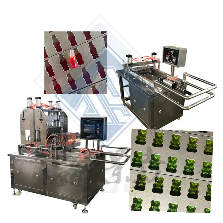 Automatische Süßigkeitenmachmaschine mit hoher Produktion von 50 kg/h für Gummy Bear