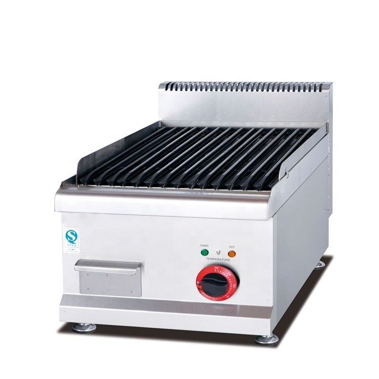 Elektrische Lava-Rock-Grill aus Edelstahl für das Grillen auf dem Tisch 400*650*480MM