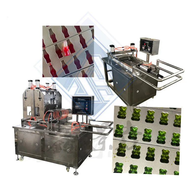 Shanghai Nice Automatic Candy Making Machine für Gummy Bear und Lollipop Toffee Candy