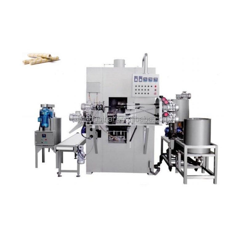 380V Spannung Snack Egg Roll Maker Maschine für die industrielle Wafer Roll Produktion