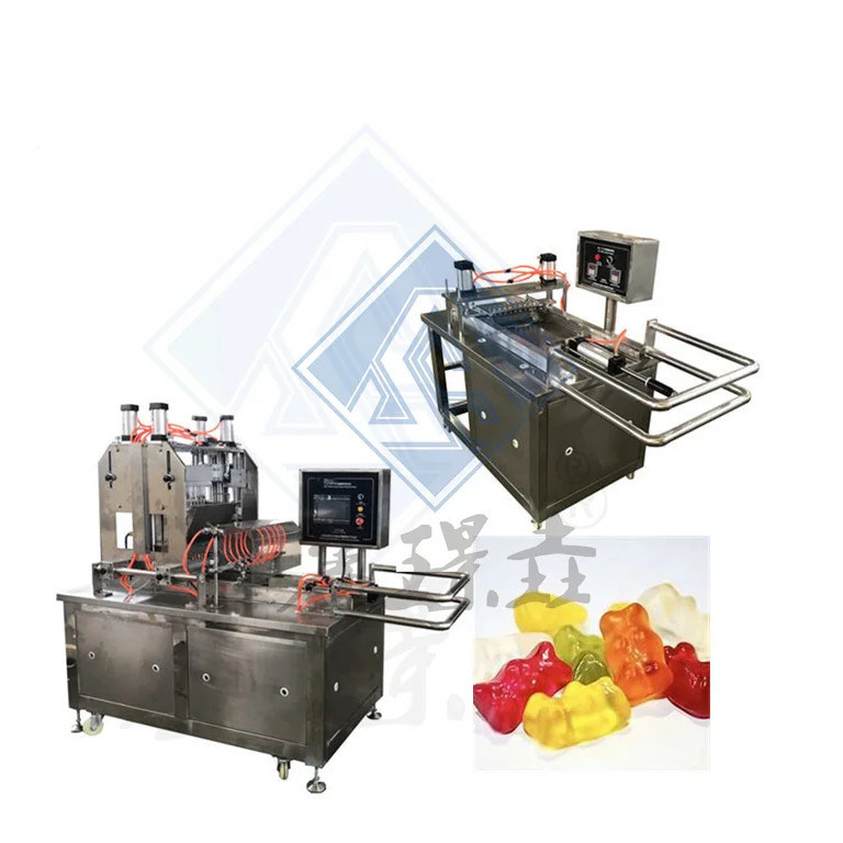 Formmaschine 50 kg pro Stunde Lollipop Toffee Gummy Bear Schöne Süßigkeitenmachine