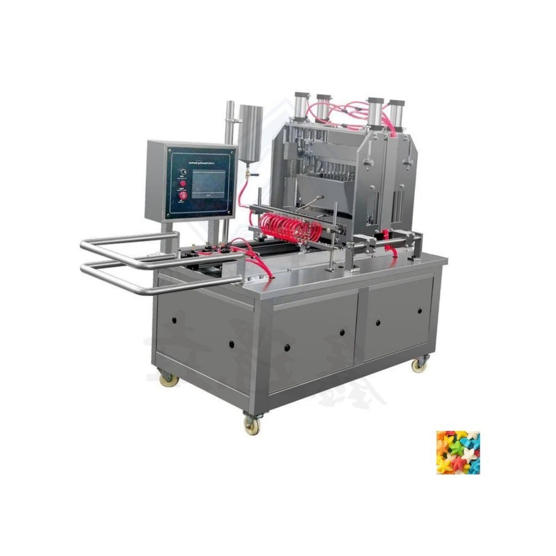 Anpassungsfähige Sortierte Bohnenringe Kaugummi-Depositiermaschine für Süßwaren