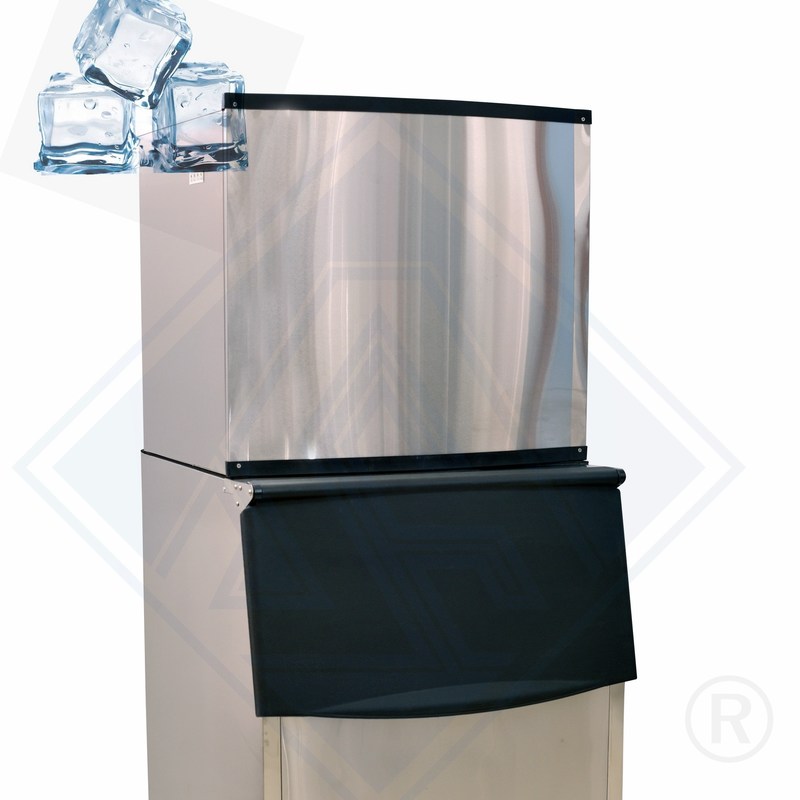 Luftkühlung Wasserkühlung Industrielle Eiswürfelmaschine 500 kg zur Produktion von Eiscreme