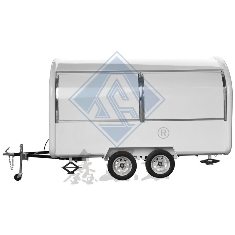 angepasste industrielle Rundmodell Mobil Hot Dog Kaffee-Food-Truck mit 3,5 M-Doppelachse