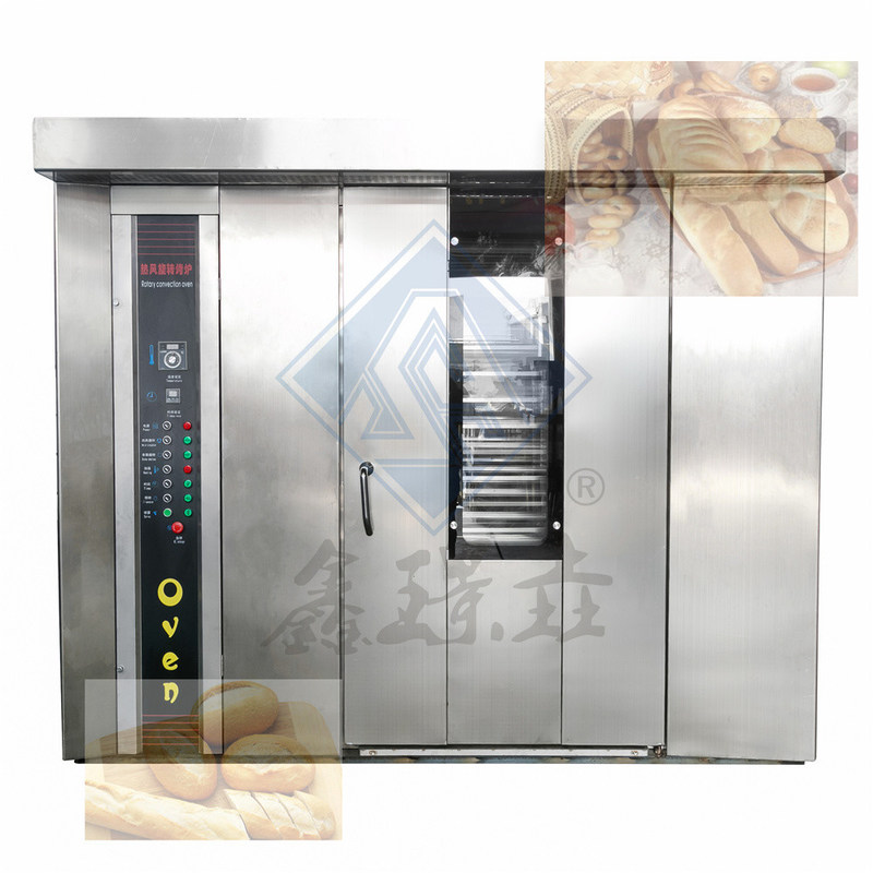 Automatisches Brotbackofen Rotationsofen Elektro Gas Diesel 64 Schachtel für das Restaurant