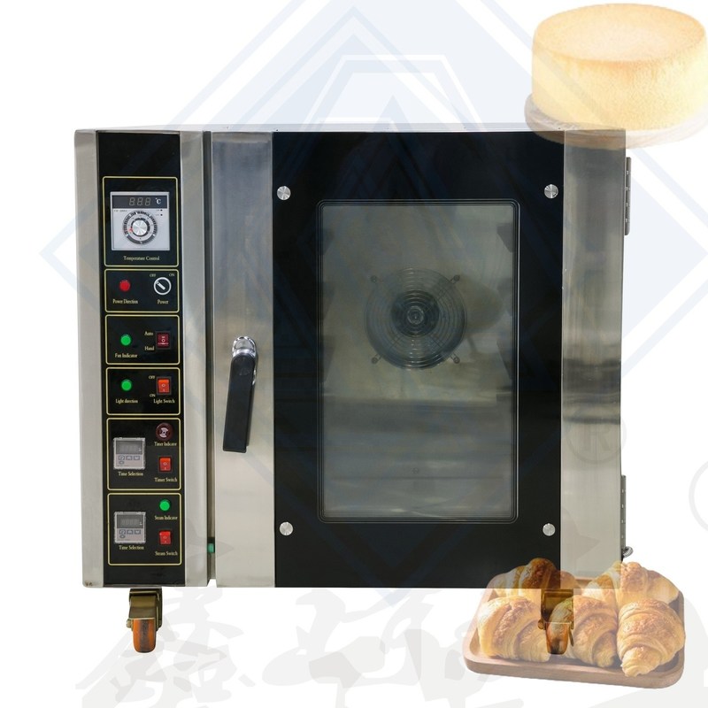 5 Tray Warmluftzirkulation Elektrische Konvektionsofen für die industrielle Brot- und Kuchenbacke