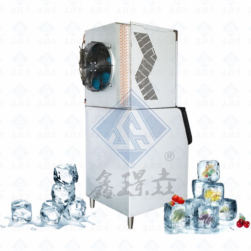 Industrie-Eiswürfelmacher Funktion Automatische Eisschlauchmaschine 430x520x800 Größe