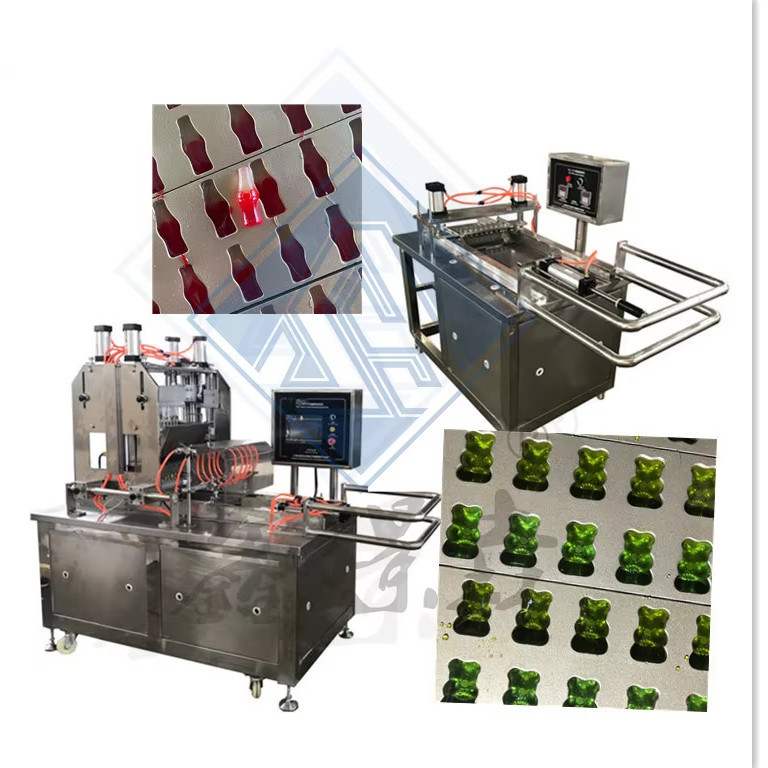 Kleine Unternehmen notwendige 500 kg Formmaschine für Schokolade Toffee Lollipop Gummy Bear