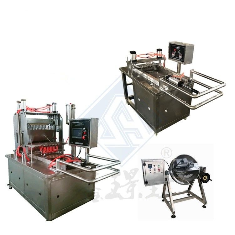 Kleine Süßigkeitenformmaschine Hard Fully Automatic Süßigkeitenmachine 1900*980*1700mm