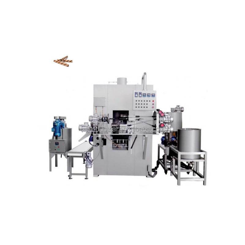 3400x1700x2250mm Hochproduktivität Süß-Krispel-Wafer-Roll-Machmaschine für Unternehmen